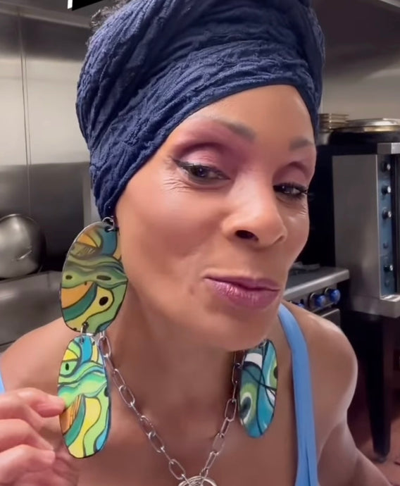 VIA Double, Double Green Chic Earrings