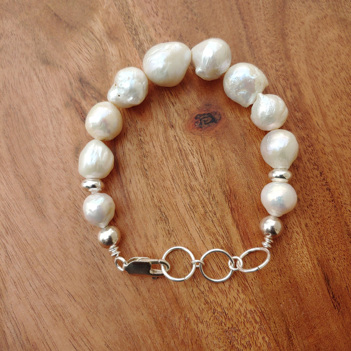 Baroque south sea pearl w/ sterling Silver