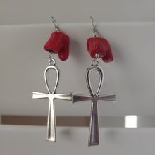 Load image into Gallery viewer, Stainless Coral Earrings