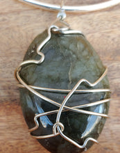Load image into Gallery viewer, Labradorite Wrap Necklace