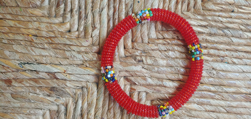 African Bracelet Red