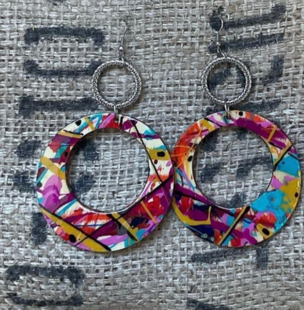 Dd mix splash Earring